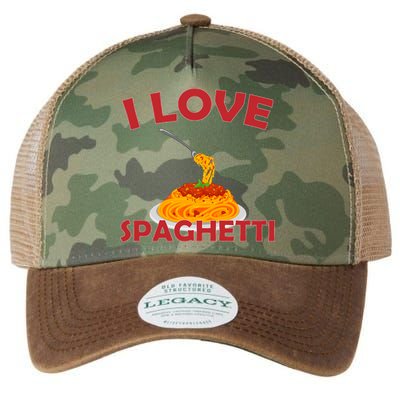 I Love Spaghetti Legacy Tie Dye Trucker Hat