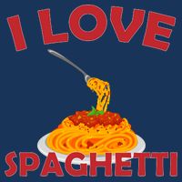 I Love Spaghetti Infant Baby Jersey Bodysuit