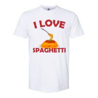 I Love Spaghetti Softstyle CVC T-Shirt