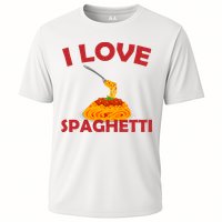 I Love Spaghetti Cooling Performance Crew T-Shirt