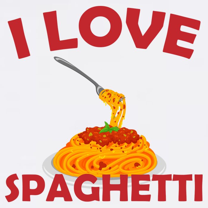 I Love Spaghetti Cooling Performance Crew T-Shirt
