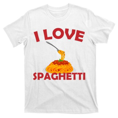 I Love Spaghetti T-Shirt