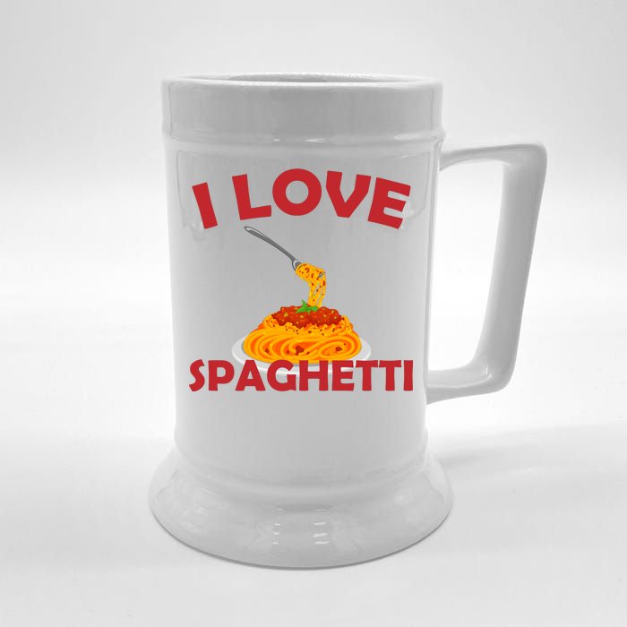 I Love Spaghetti Beer Stein