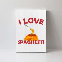 I Love Spaghetti Canvas