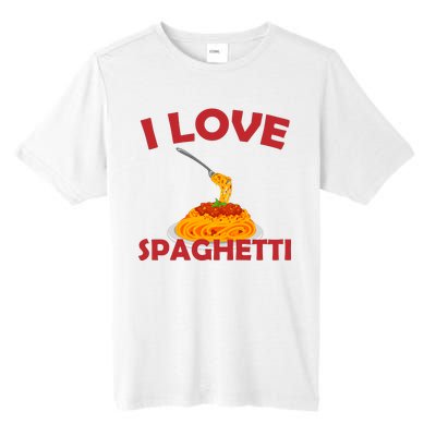 I Love Spaghetti Tall Fusion ChromaSoft Performance T-Shirt