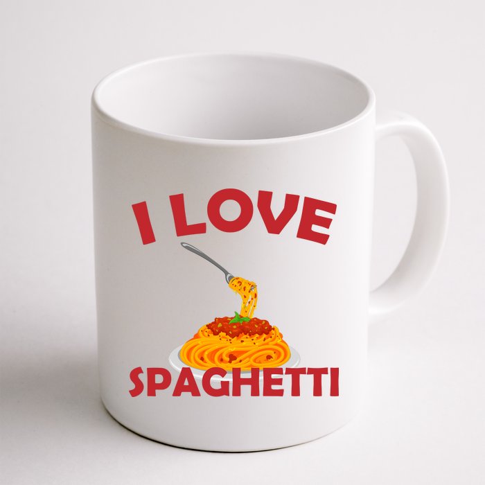 I Love Spaghetti Coffee Mug