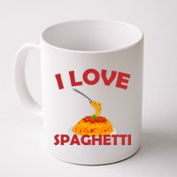 I Love Spaghetti Coffee Mug