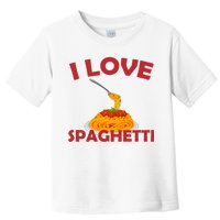 I Love Spaghetti Toddler T-Shirt