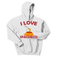 I Love Spaghetti Kids Hoodie