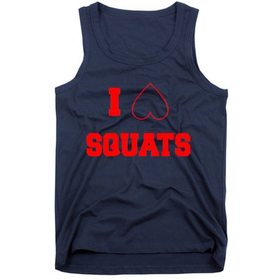 I Love Squats Heart Logo Tank Top