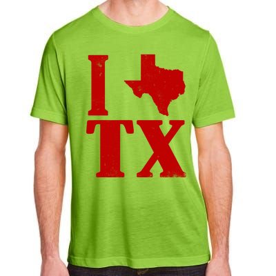 I Love Texas Adult ChromaSoft Performance T-Shirt