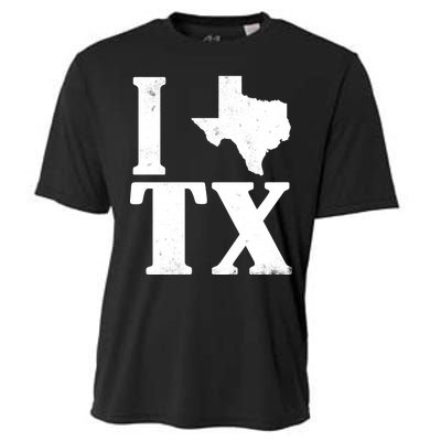 I Love Texas Cooling Performance Crew T-Shirt