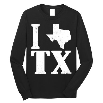 I Love Texas Long Sleeve Shirt