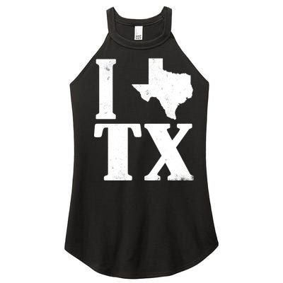 I Love Texas Women’s Perfect Tri Rocker Tank