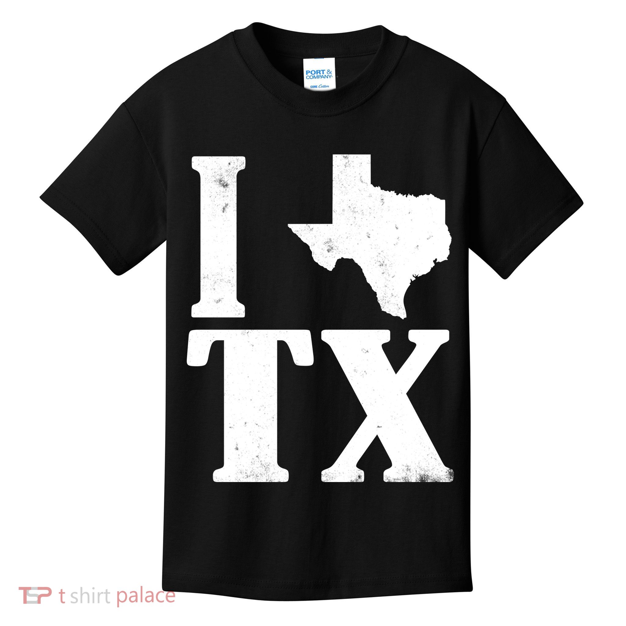 I Love Texas Kids T-Shirt