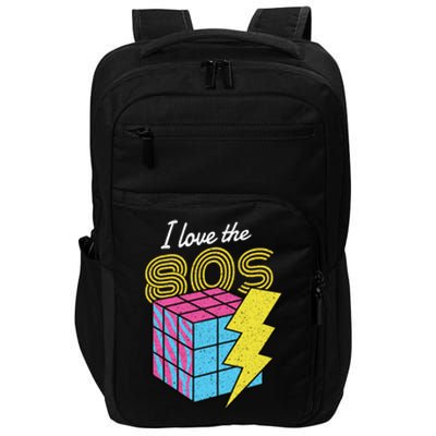 I Love The 80s Lightning Rubik Impact Tech Backpack