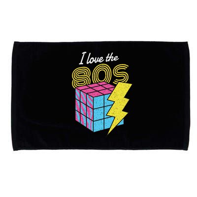 I Love The 80s Lightning Rubik Microfiber Hand Towel