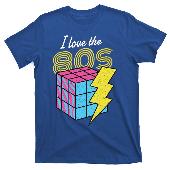 I Love The 80s Lightning Rubik T-Shirt