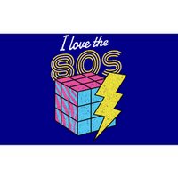 I Love The 80s Lightning Rubik Bumper Sticker