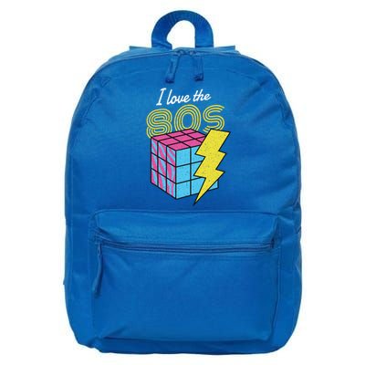 I Love The 80s Lightning Rubik 16 in Basic Backpack