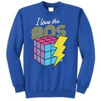 I Love The 80s Lightning Rubik Tall Sweatshirt