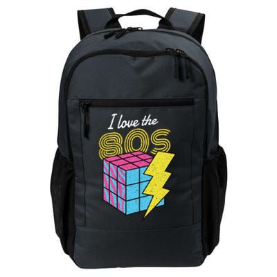 I Love The 80s Lightning Rubik Daily Commute Backpack