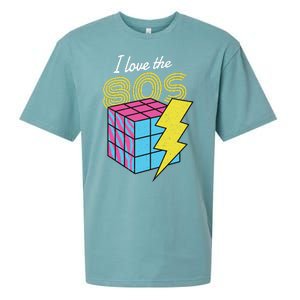 I Love The 80s Lightning Rubik Sueded Cloud Jersey T-Shirt