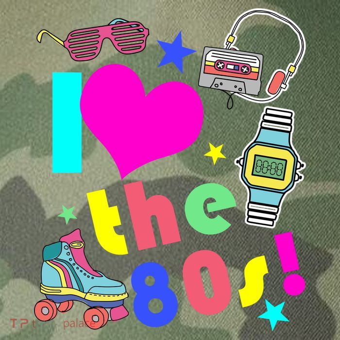 I Love The 80s Retro Party Mash-up Legacy Tie Dye Trucker Hat
