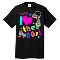 I Love The 80s Retro Party Mash-up Tall T-Shirt