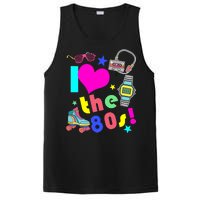 I Love The 80s Retro Party Mash-up PosiCharge Competitor Tank