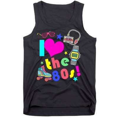 I Love The 80s Retro Party Mash-up Tank Top