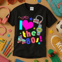I Love The 80s Retro Party Mash-up Kids T-Shirt
