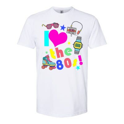 I Love The 80s Retro Party Mash-up Softstyle® CVC T-Shirt