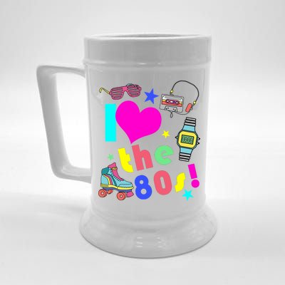 I Love The 80s Retro Party Mash-up Beer Stein