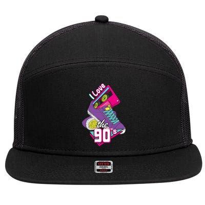 I love the 90s 7 Panel Mesh Trucker Snapback Hat