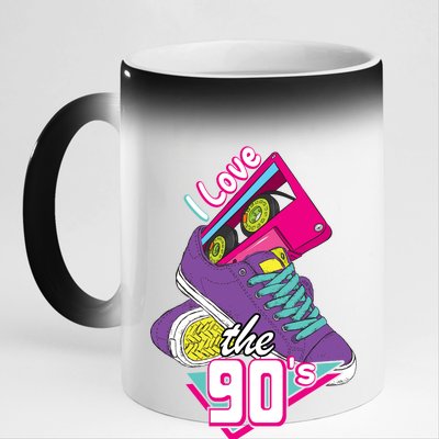 I love the 90s 11oz Black Color Changing Mug