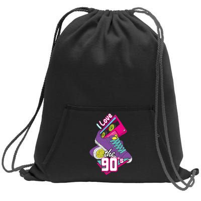 I love the 90s Sweatshirt Cinch Pack Bag