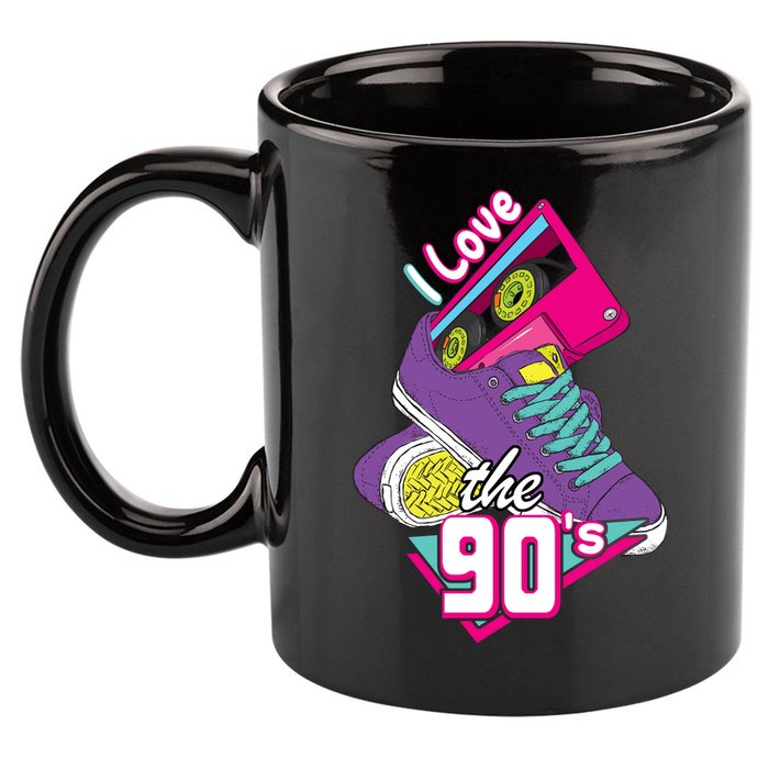I love the 90s 11oz C Handle Ceramic Mug