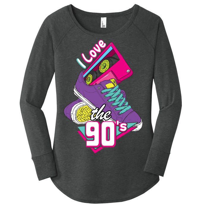 I love the 90s Women's Perfect Tri Tunic Long Sleeve Shirt