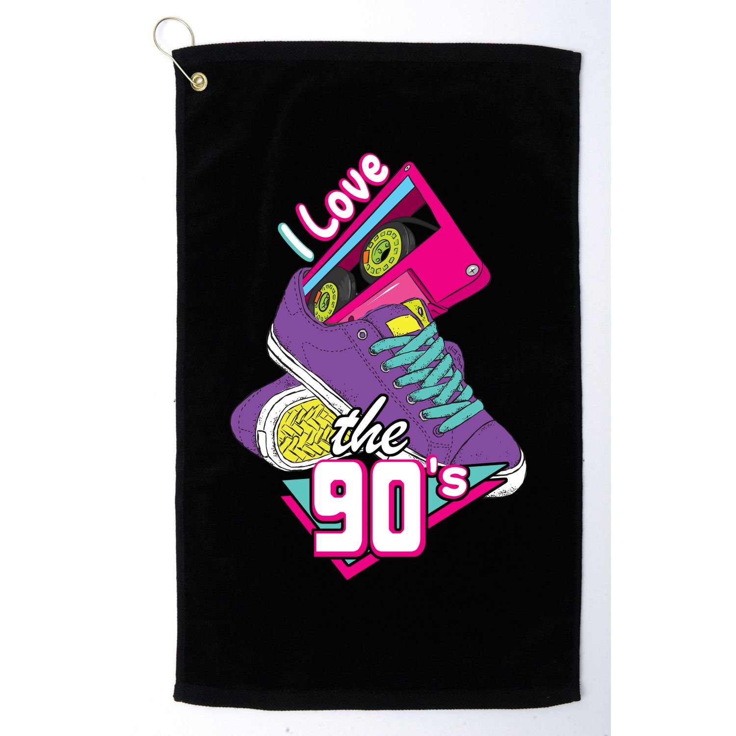 I love the 90s Golf Towel