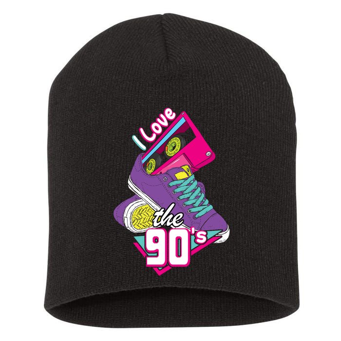 I love the 90s Short Acrylic Beanie