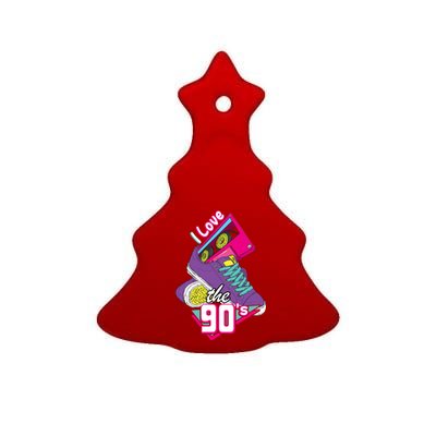 I love the 90s Ceramic Tree Ornament