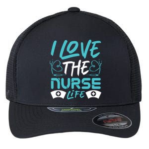 I love The Nurse Life Flexfit Unipanel Trucker Cap