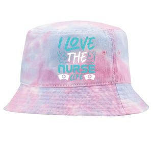 I love The Nurse Life Tie-Dyed Bucket Hat