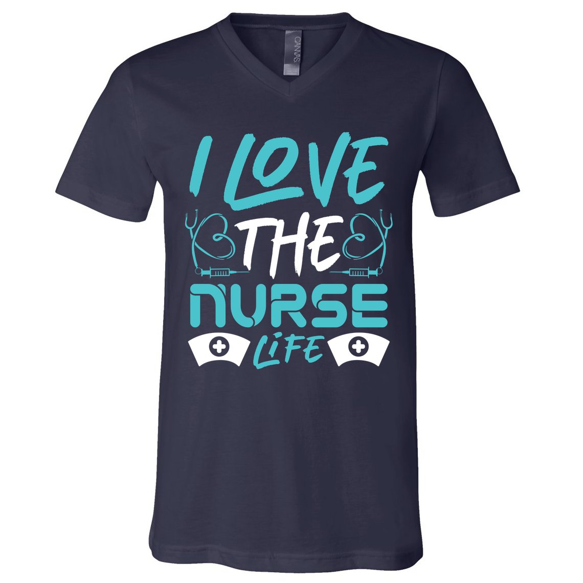 I love The Nurse Life V-Neck T-Shirt