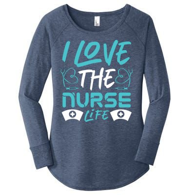 I love The Nurse Life Women's Perfect Tri Tunic Long Sleeve Shirt