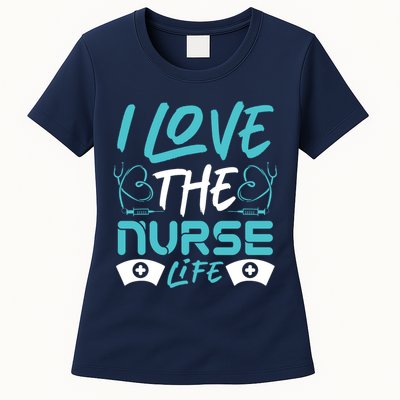 I love The Nurse Life Womens T-Shirt