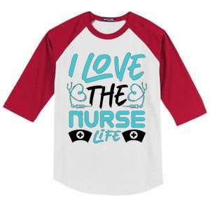 I love The Nurse Life Kids Colorblock Raglan Jersey