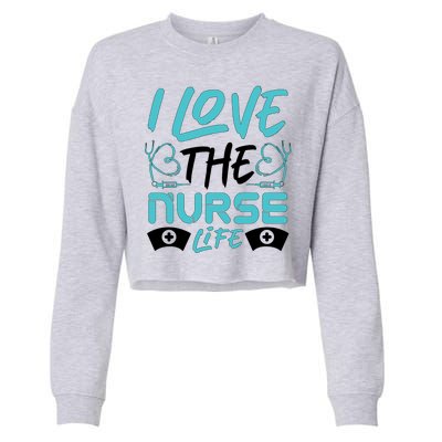 I love The Nurse Life Cropped Pullover Crew