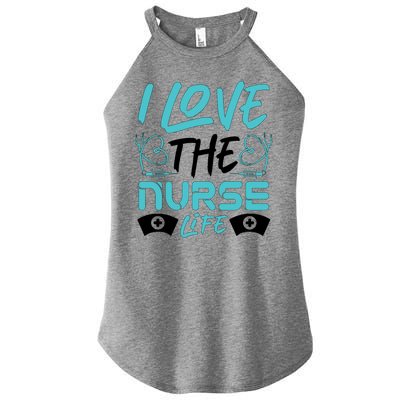 I love The Nurse Life Women’s Perfect Tri Rocker Tank